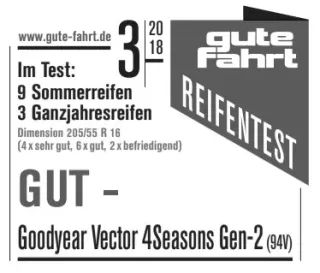 Goodyear Vector 4SEASONS Gen-2 205/55R16 91 H - Bild 3