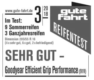 Goodyear Efficientgrip Performance FI DEMO 205/55R16 91 V - Bild 4