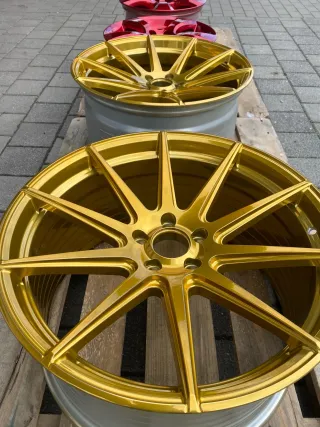 Original AUDI BMW MERCEDES Felgen Lackieren CNC Glanzdrehen Leasing pulverbeschichtung Oldtimer restauration Neu Alle Farben - Bild 6